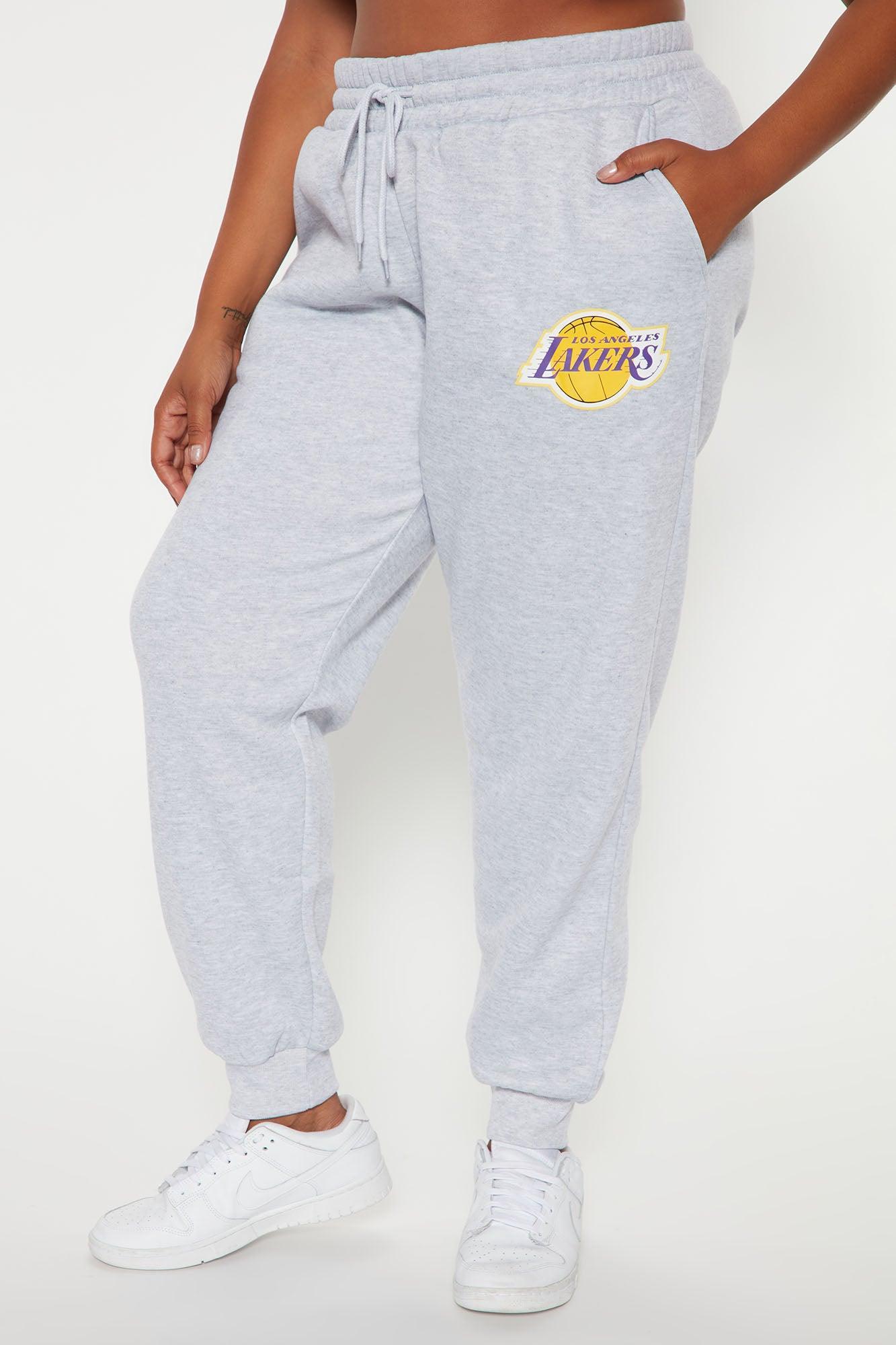Lakers Set Up Jogger - Heather Grey Female Product Image