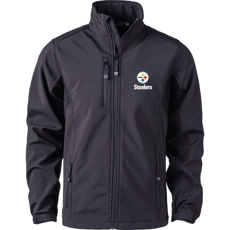 Men's Dunbrooke Black Minnesota Vikings Sonoma Softshell Full-Zip Jacket, Size: Small Product Image