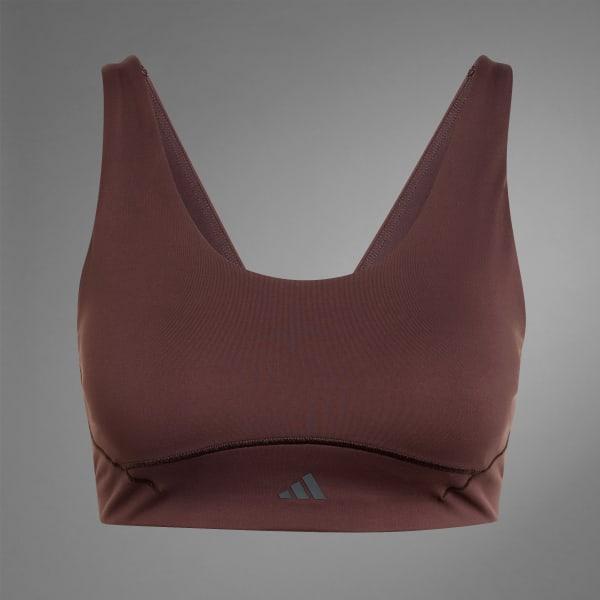 adidas All Me Luxe Medium-Support Bra Core Black 2XS C-D Womens Product Image