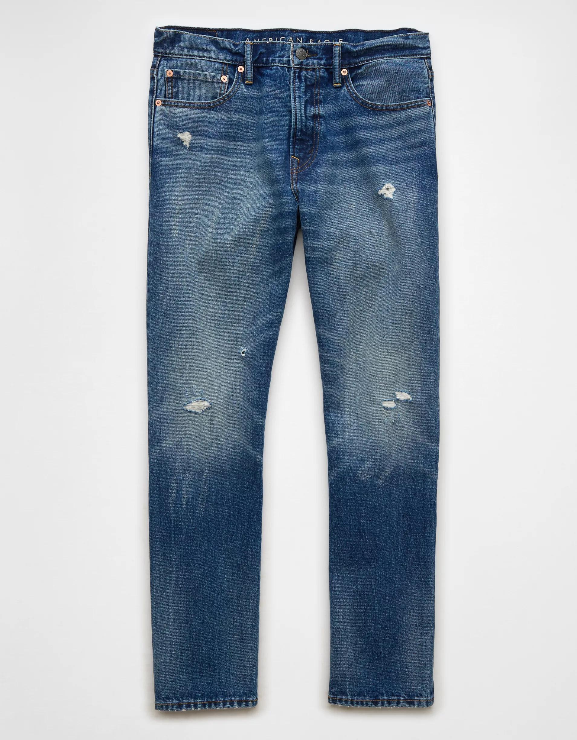 AE Ripped Original Straight Jean Product Image