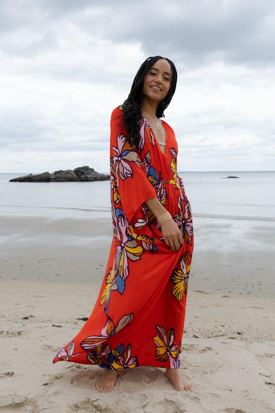 Tropical Kaftan Short Sleeve Product Image