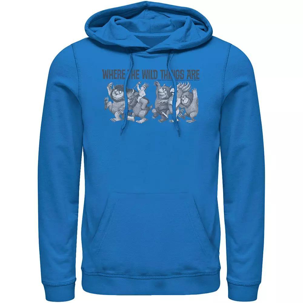 Men's Where The Wild Things Are Max Parade Group Shot Hoodie, Size: Medium, Royal Product Image