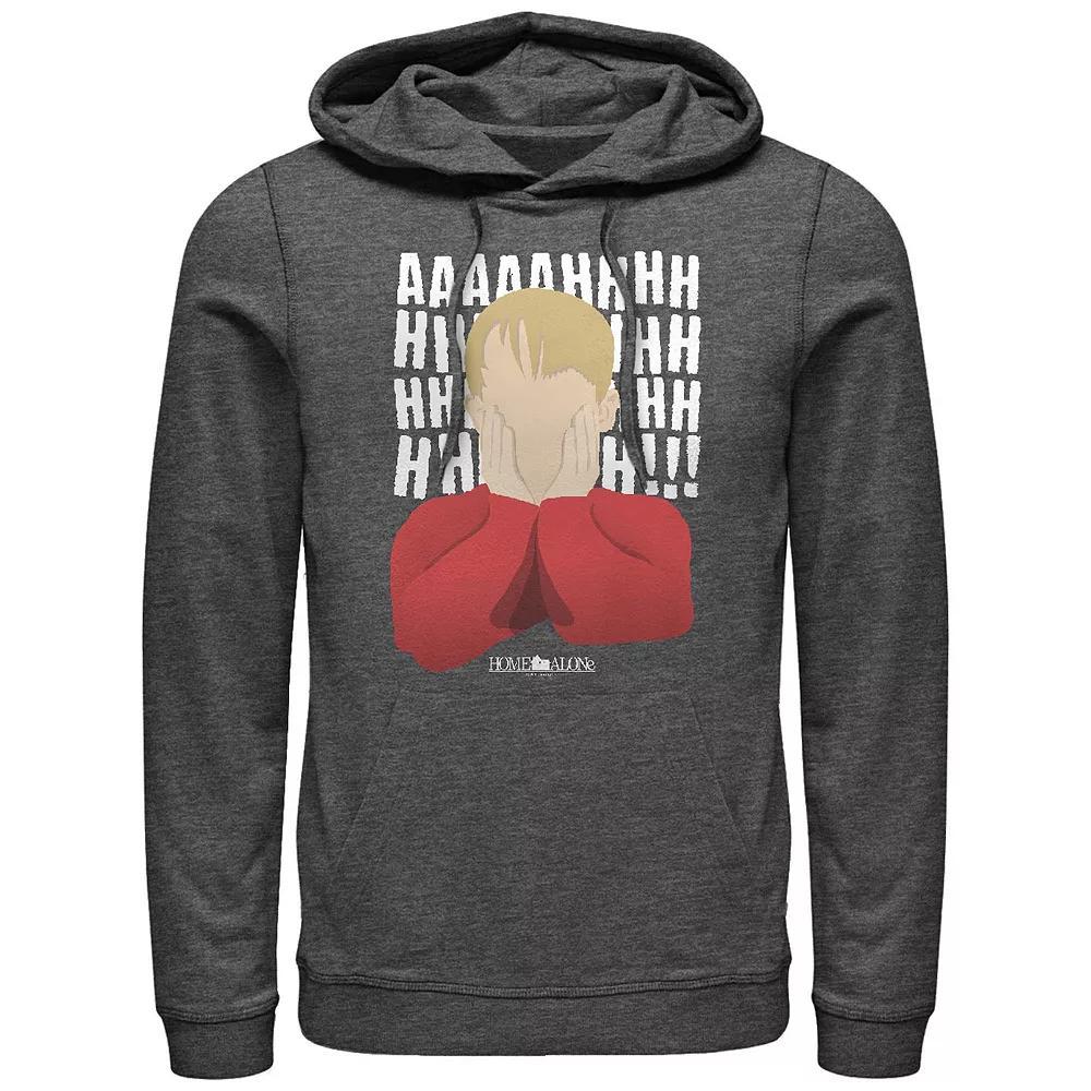 Big & Tall Home Alone Kevin's Scream Graphic Hoodie, Men's, Size: Large, Grey Heather Product Image