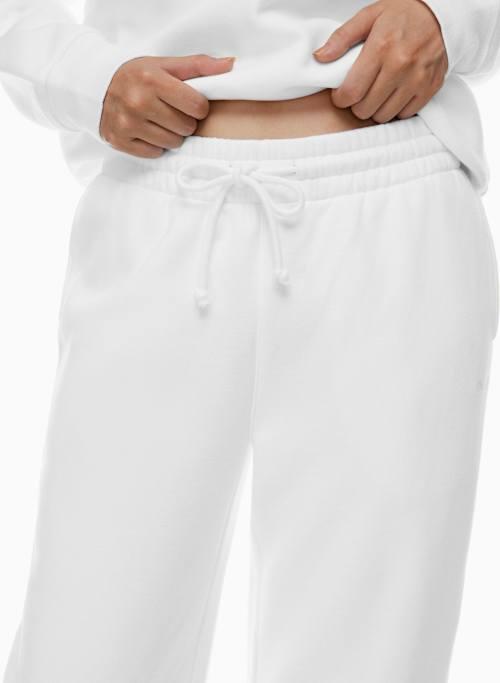 cozy fleece boyfriend basic wide sweatpant Product Image