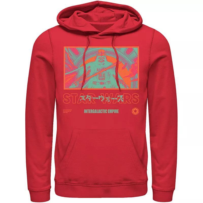 Men's Star Wars Bright Baddies Vader Hoodie, Size: XXL, Red Product Image
