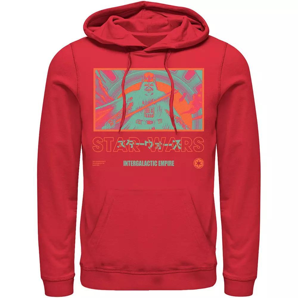 Men's Star Wars Bright Baddies Vader Hoodie, Size: XXL, Red Product Image