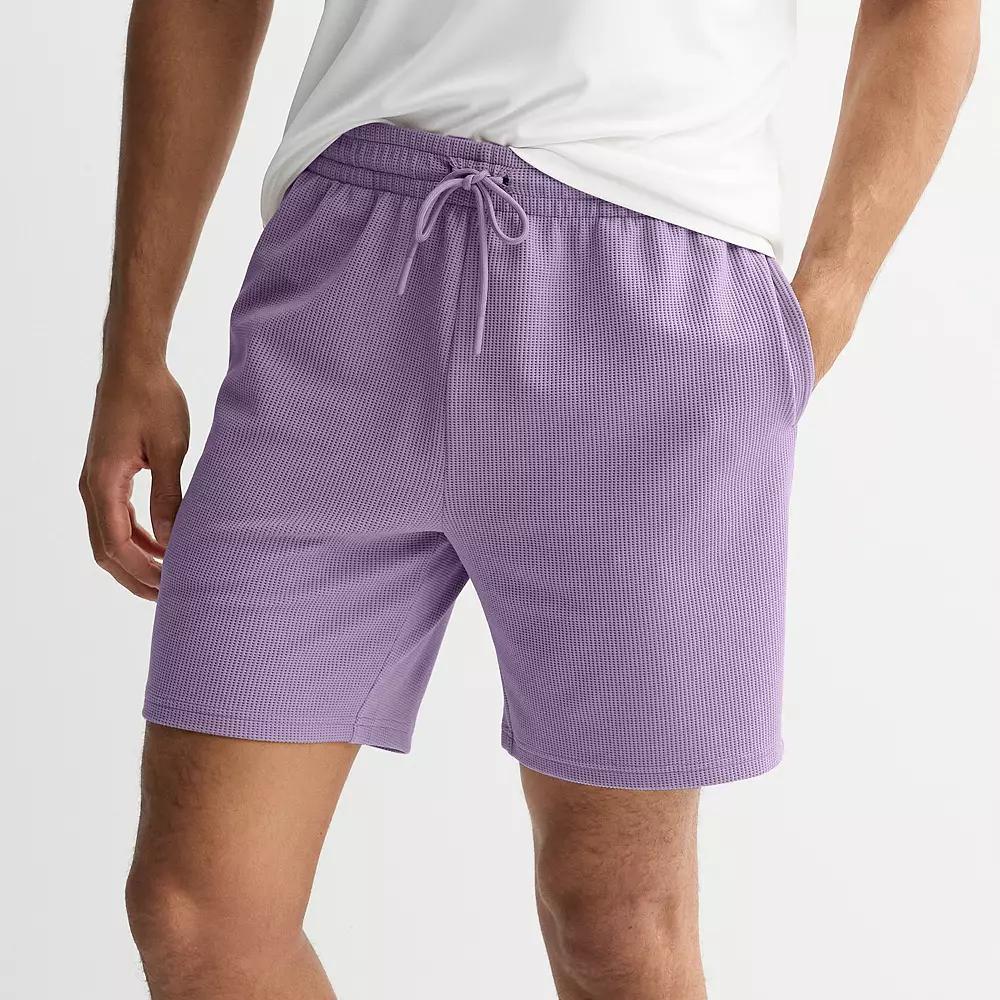 Men's Tek Gear® 7 in. Performance Waffle Weave Shorts, Size: XL, Silver Spring Product Image