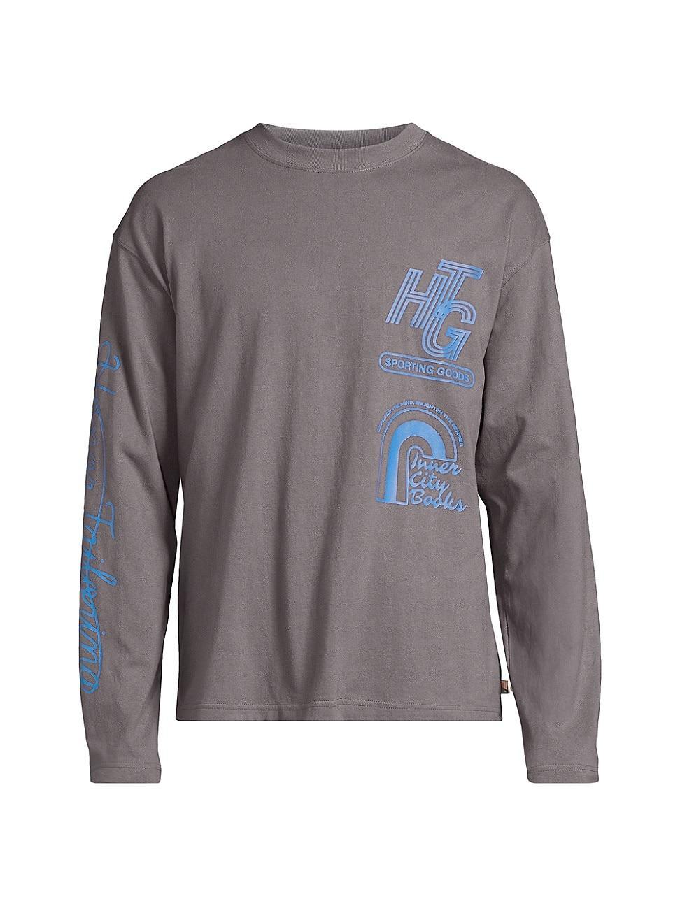 Mens Mall Logo Cotton Crewneck T-Shirt Product Image