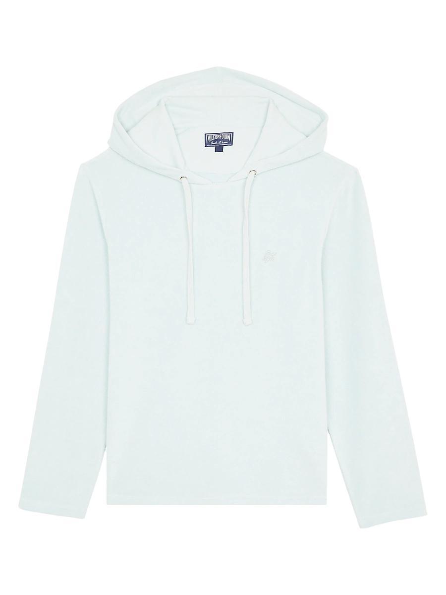 Mens Terry Cotton-Nylon Hoodie Product Image
