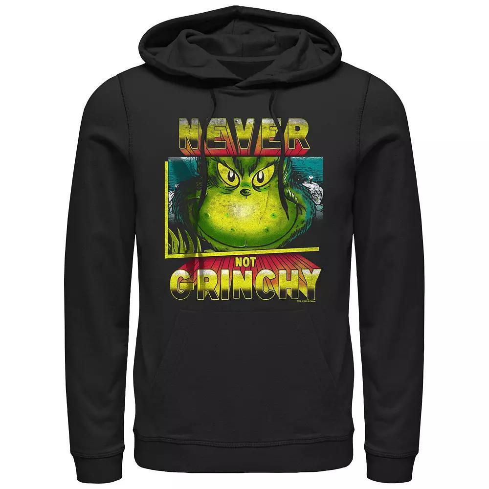 Big & Tall Dr. Seuss Never Not Grinchy Graphic Hoodie, Men's, Size: Large, Black Product Image