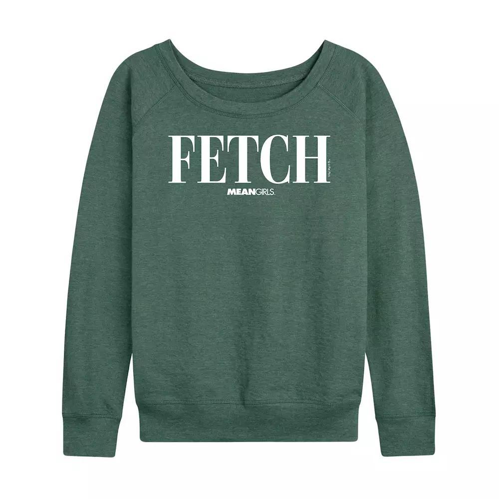 Disney's Mickey Mouse Women's Christmas French Terry Long Sleeve Tee, Size: Small, Heather Grey Product Image