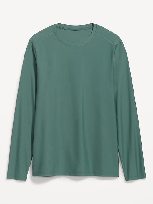 Long-Sleeve Rashguard Swim Top Product Image
