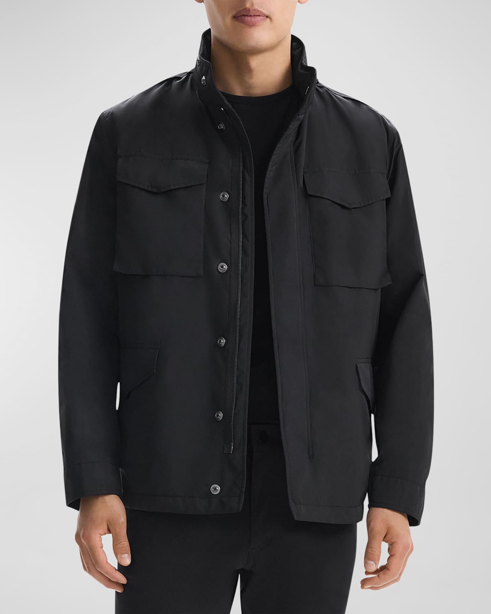 Mens Sleek Nylon Field Jacket Product Image