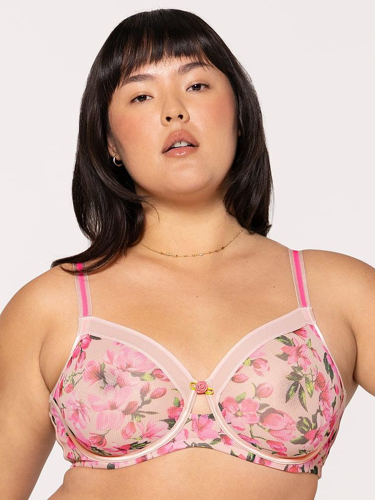 Sheer Mesh Unlined Bra Product Image