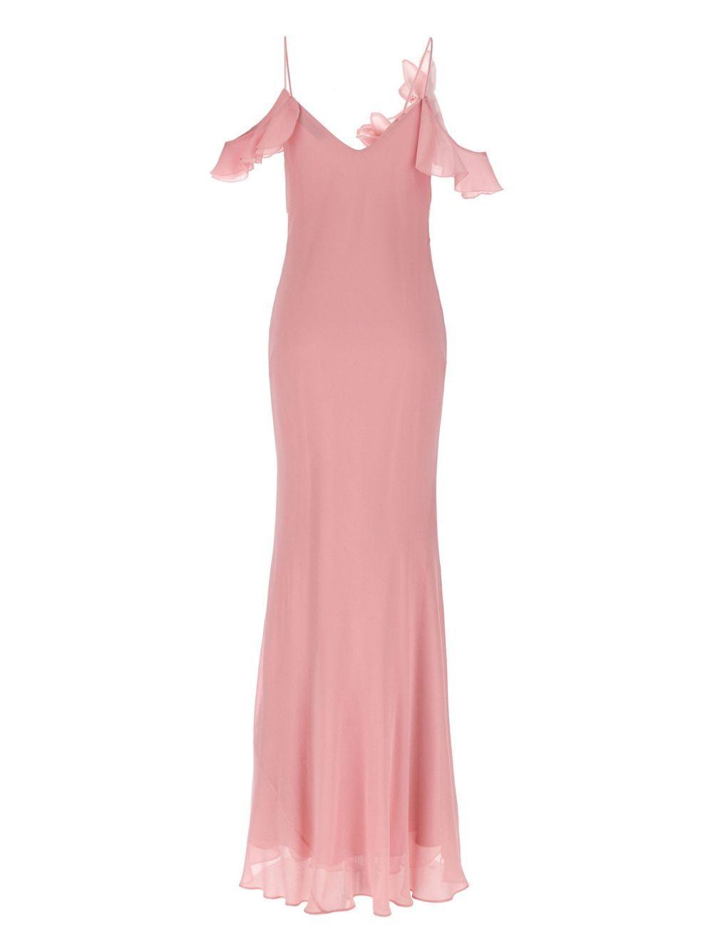Georgette Flower maxi dress  Product Image