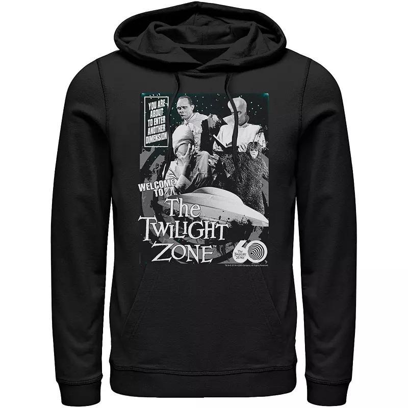Men's CBS The Twilight Zone Comic 60th Hoodie, Size: Small, White Product Image