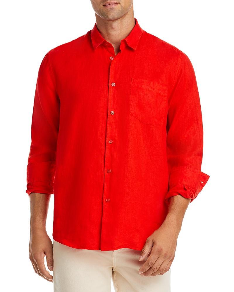 Vilebrequin Linen Solid Classic Fit Shirt Product Image