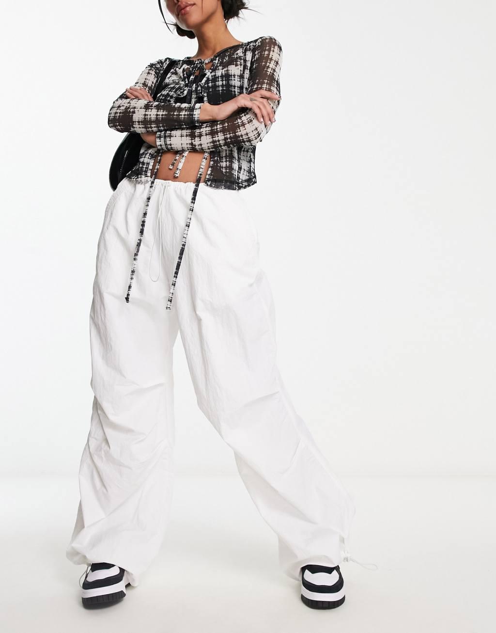 ASOS DESIGN parachute cargo pants Product Image
