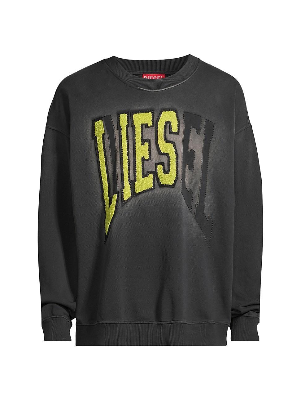 Diesel Relaxed Fit Crewneck Logo Graphic Sweatshirt Product Image