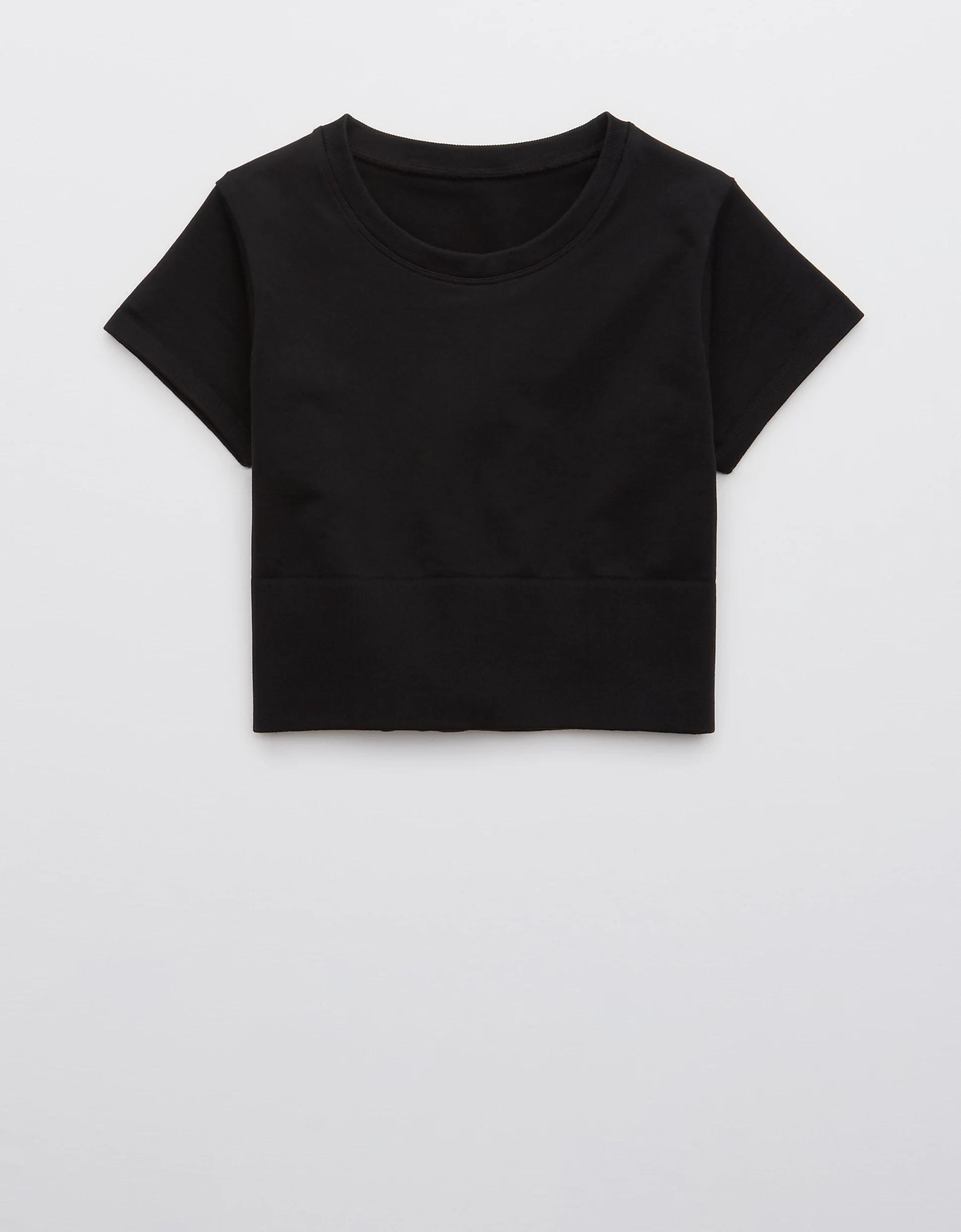 OFFLINE By Aerie Sidewalk Seamless Cropped T-Shirt Product Image