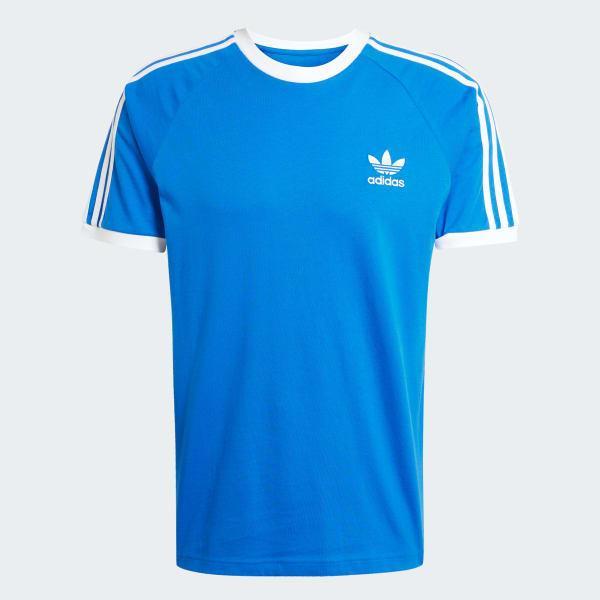 adidas Adicolor Classics 3-Stripes Tee Blue M Mens Product Image