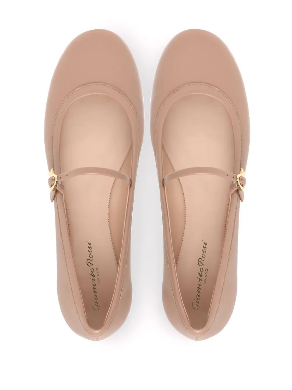 Carla leather ballerina shoes Product Image