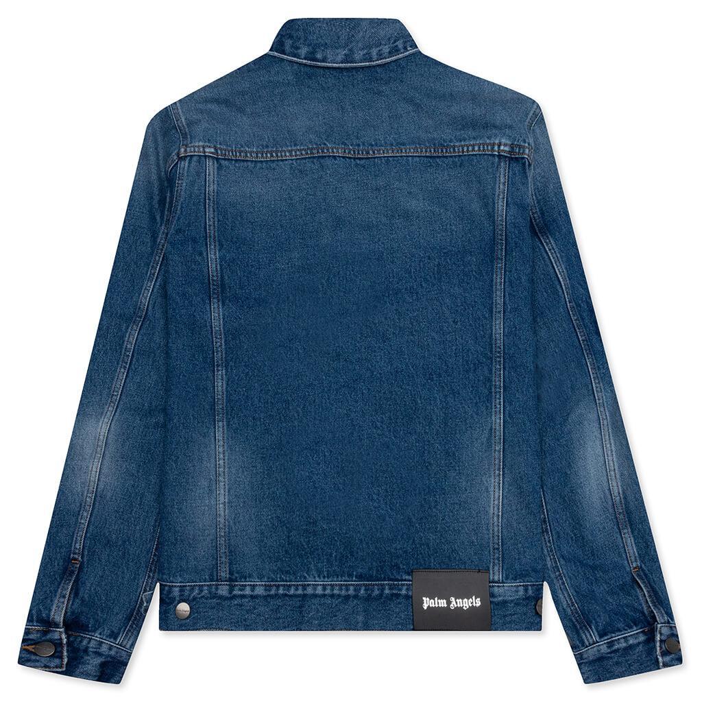Indigo Track Denim Jacket - Light Blue Male Product Image