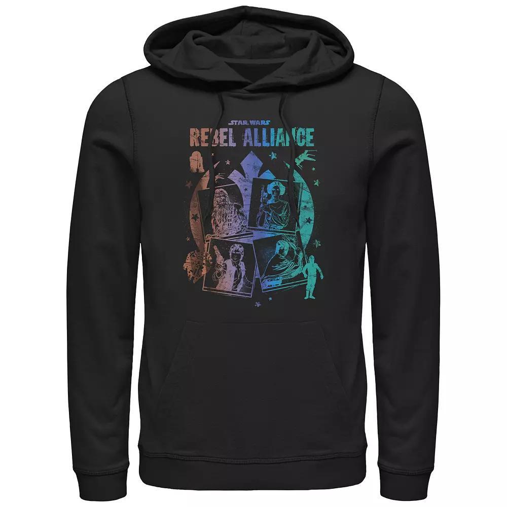 Men's Star Wars Rebel Alliance Graphic Hoodie, Size: XXL, Black Product Image