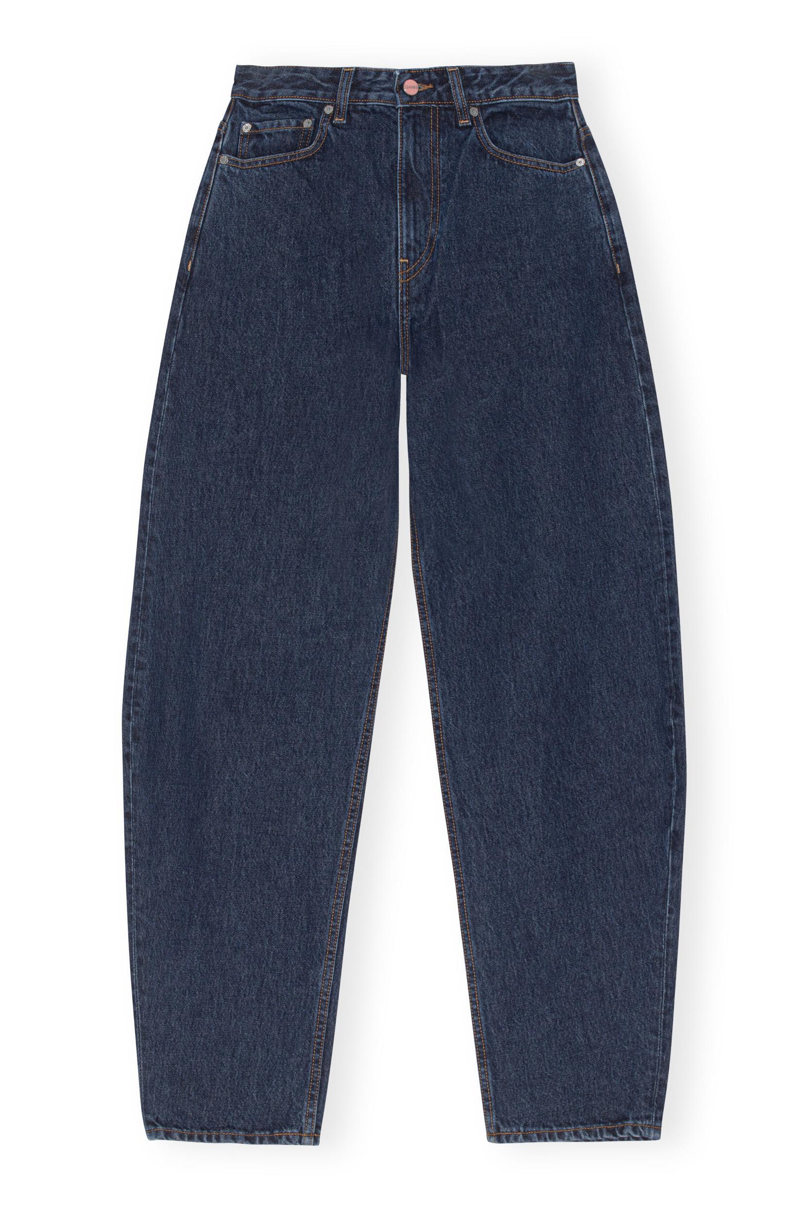 Dark Blue Stone Stary Jeans Product Image