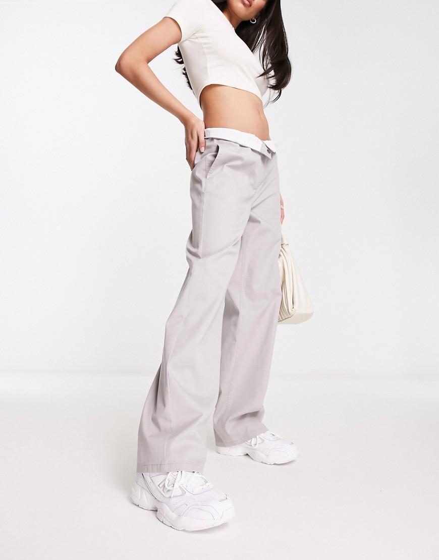 ASOS DESIGN relaxed boyfriend pants Product Image