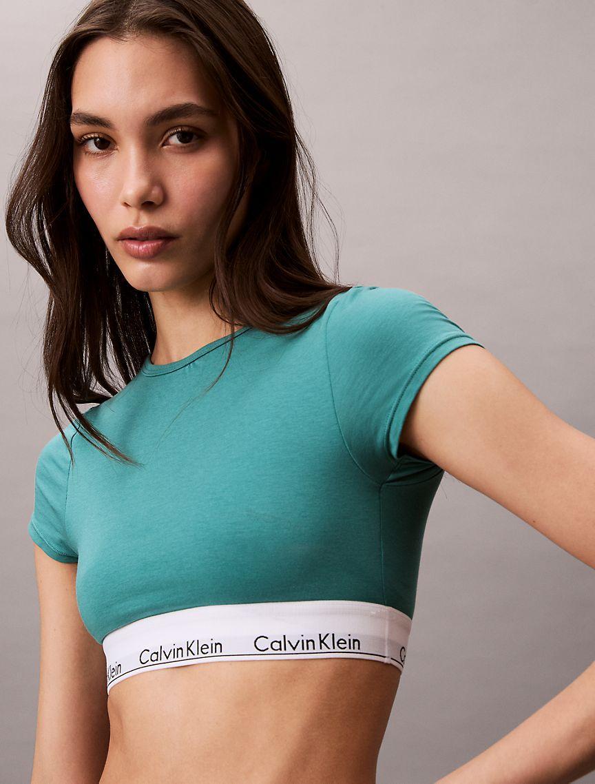 Icon Cotton Modal T-Shirt Bralette Product Image