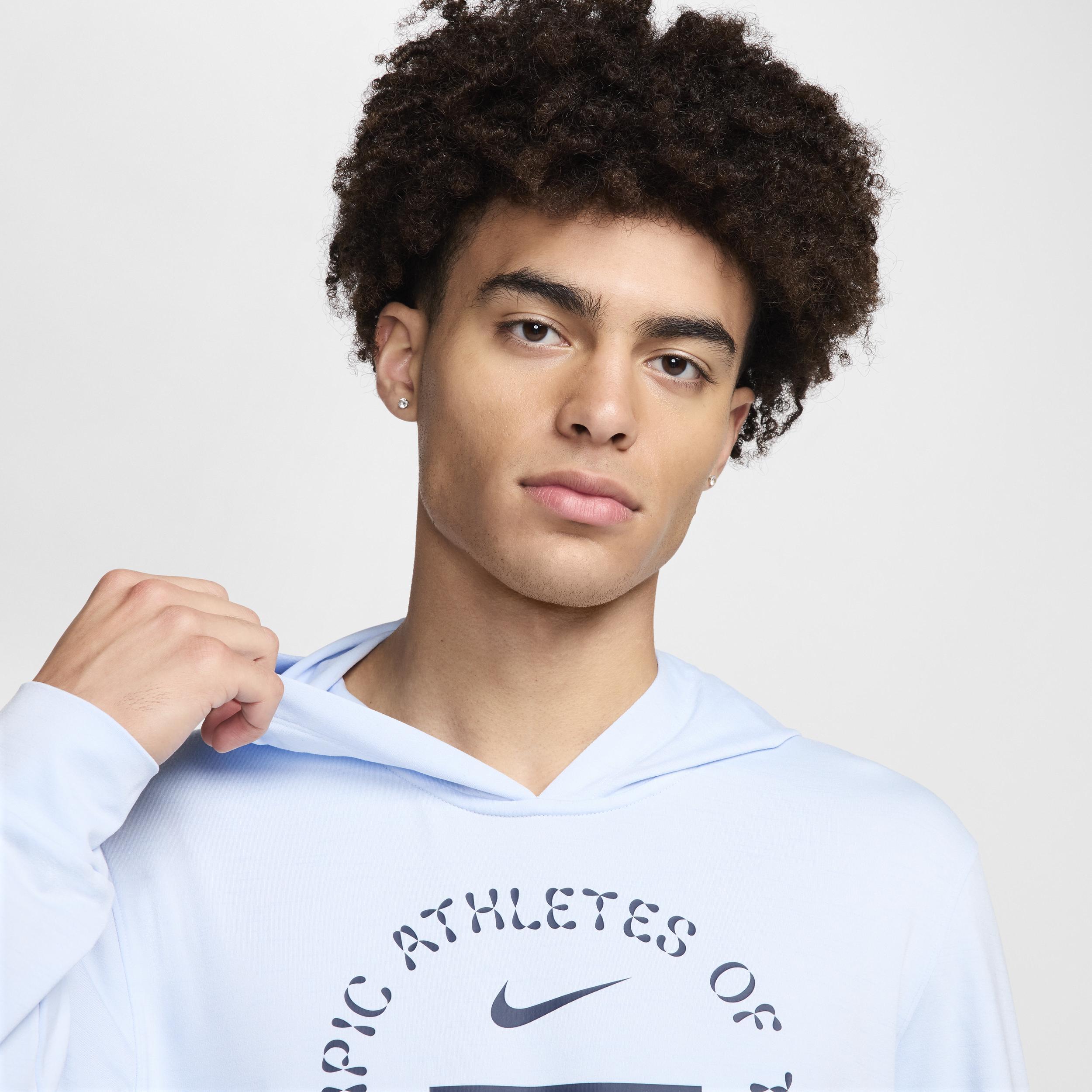 USA Restore Nike Men's Dri-FIT Yoga Lightweight Hoodie Product Image