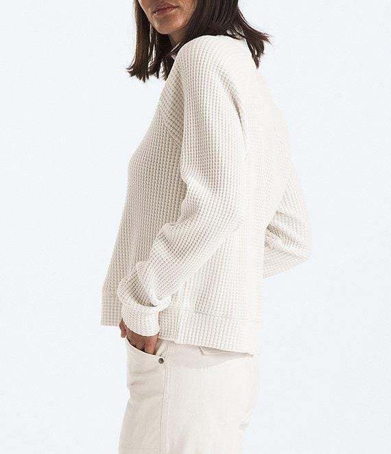 The North Face Chabot Thermal Knit Mock Neck Raglan Sleeve Pullover Product Image
