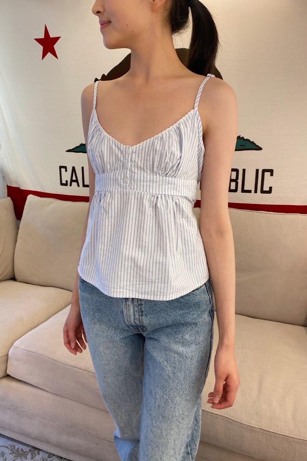 Striped Tiffany Tank Product Image