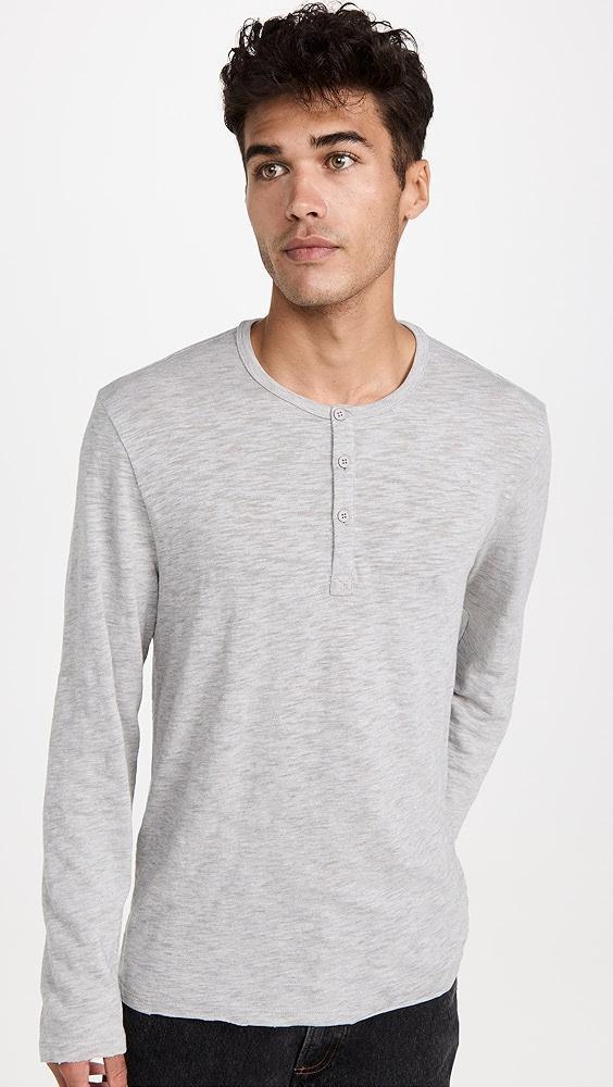 ATM Anthony Thomas Melillo Destroyed Henley | Shopbop Product Image