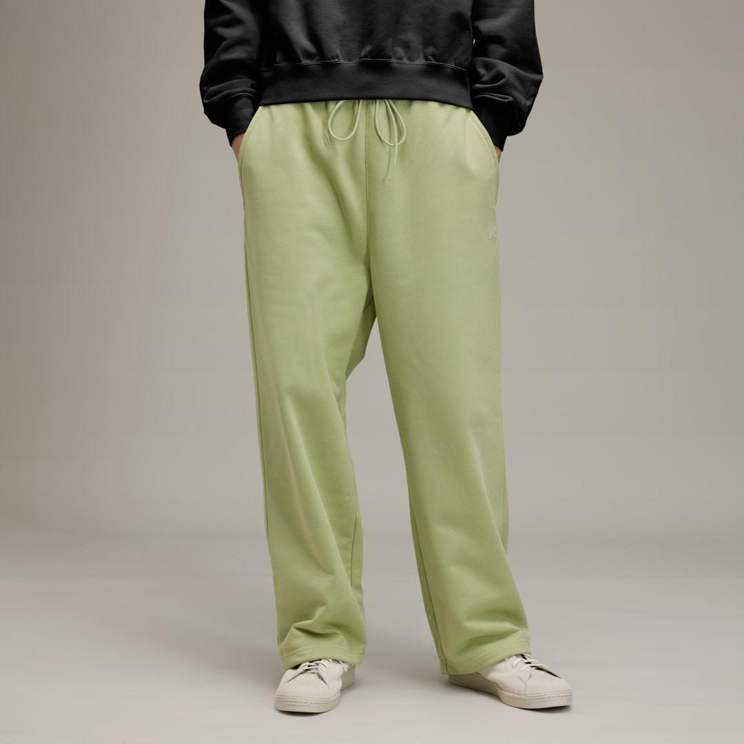 adidas Y-3 French Terry Wide Leg Pants Dark Blue S Womens Product Image