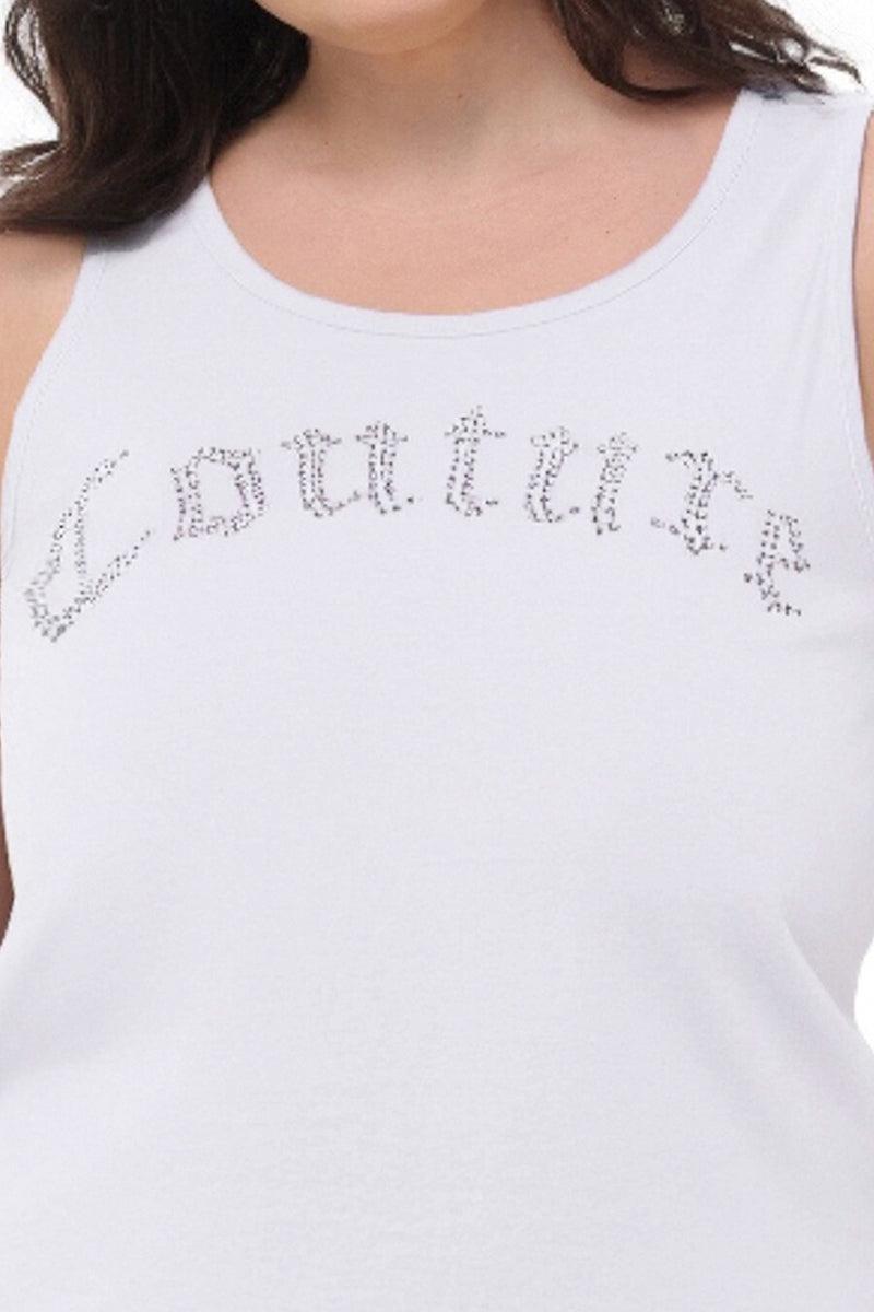 Plus-Size Big Bling Couture Tank Top Product Image