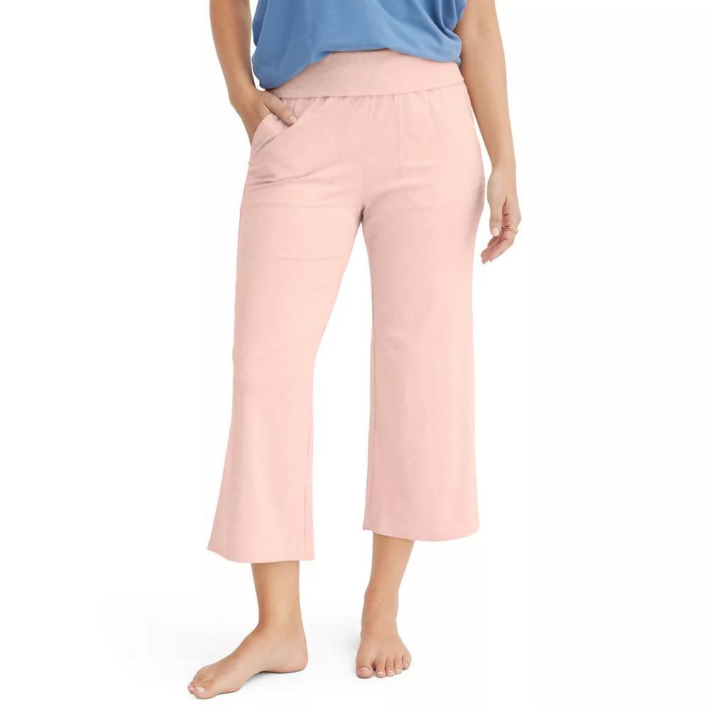 Women's Jockey® Soft Touch Luxe Cropped Pajama Pants in Regular & Plus Size, Size: Small, Coastal Floral Product Image