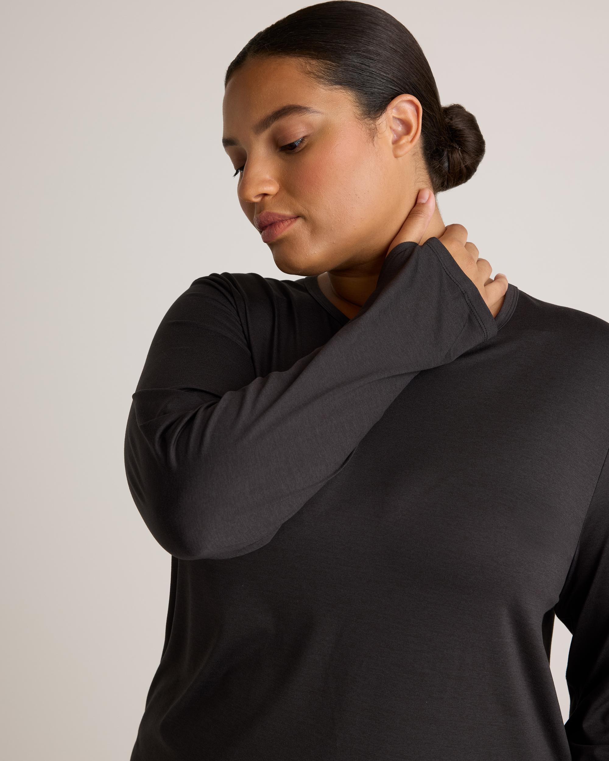 Quince | Women's Flowknit Breeze Long Sleeve Top 100% Polyester Product Image