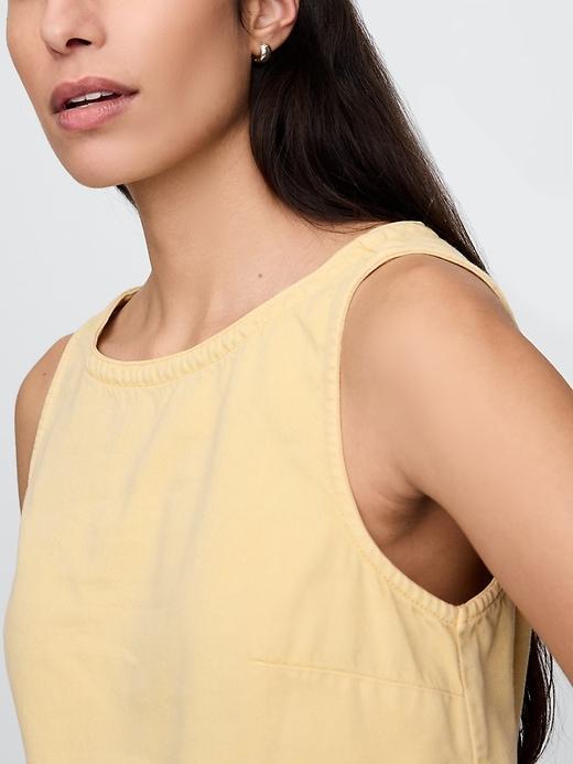 UltraSoft Denim Shell Tank Top Product Image