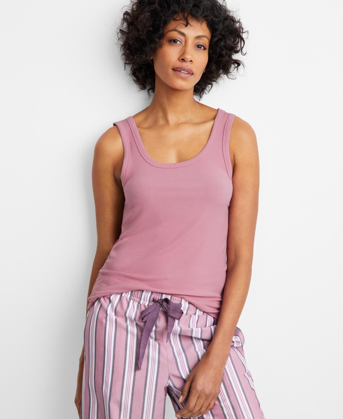 State of Day Womens Ribbed Modal Sleep Tank Top Xs-3X, Created for Macys Product Image