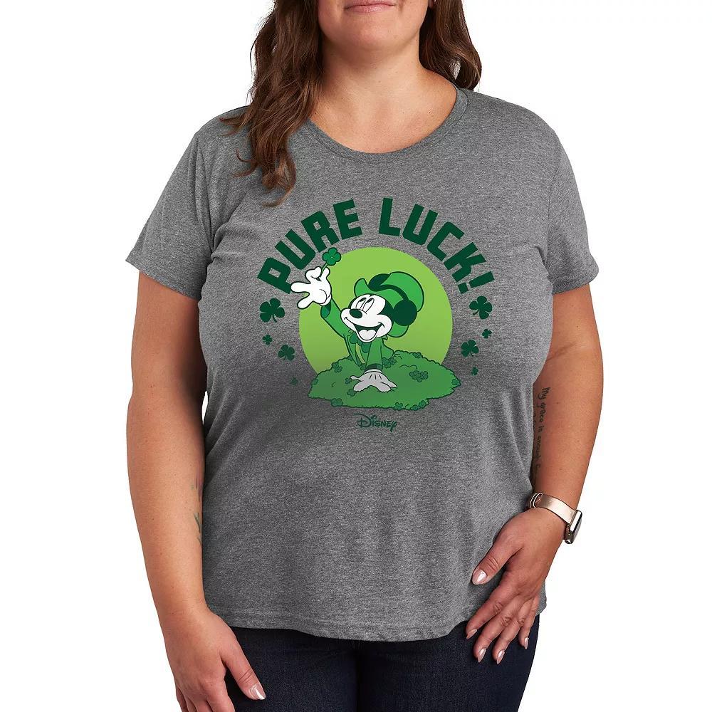 Plus Peanuts Snoopy Every Bunny Loves Me Graphic Tee, Womens Grey Gray Product Image
