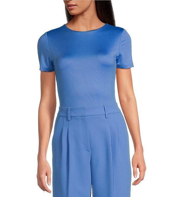 Gianni Bini Layla Short Sleeve Crew Neck Coordinating Bodysuit Product Image