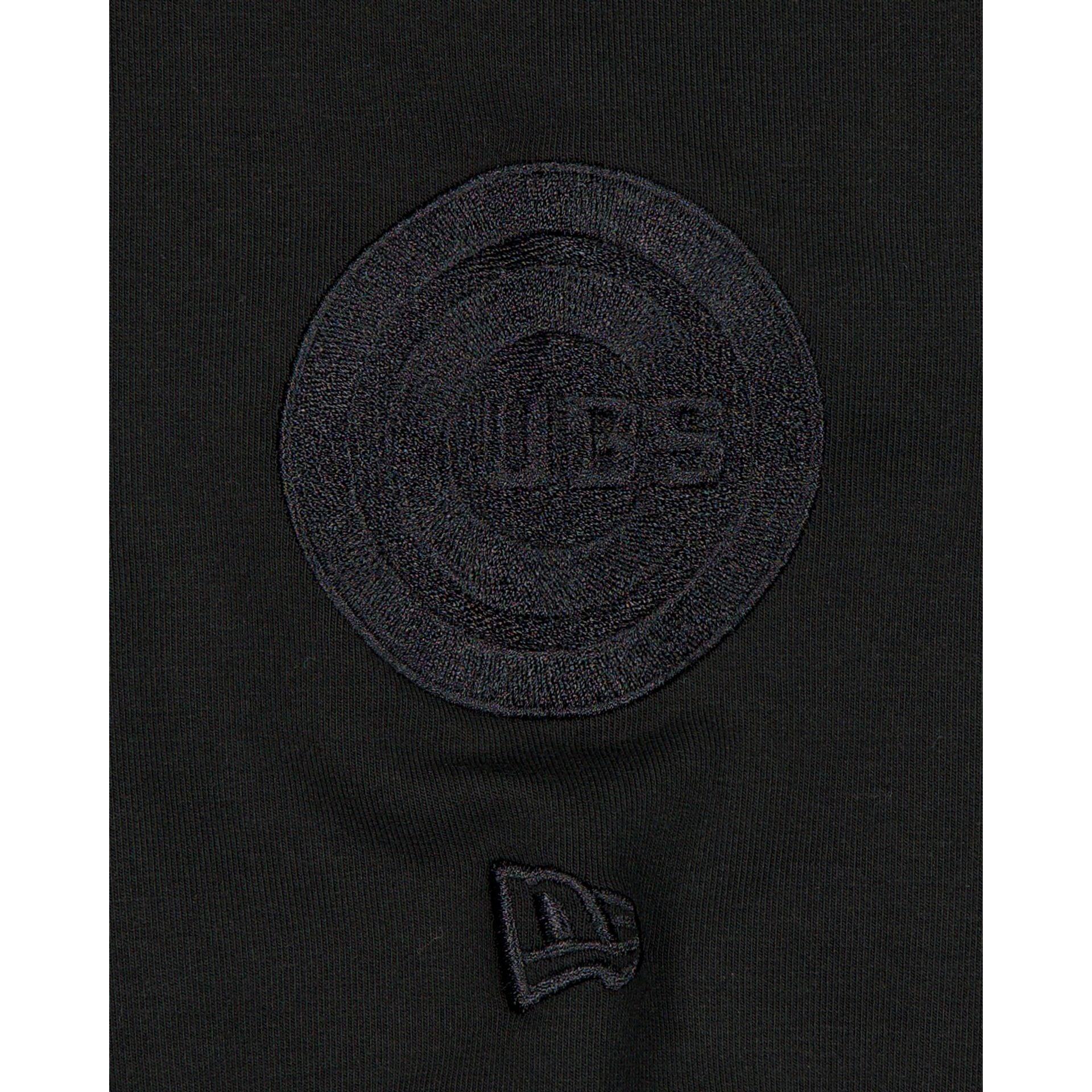 Chicago Cubs Black on Black Logo Select Hoodie Male Product Image