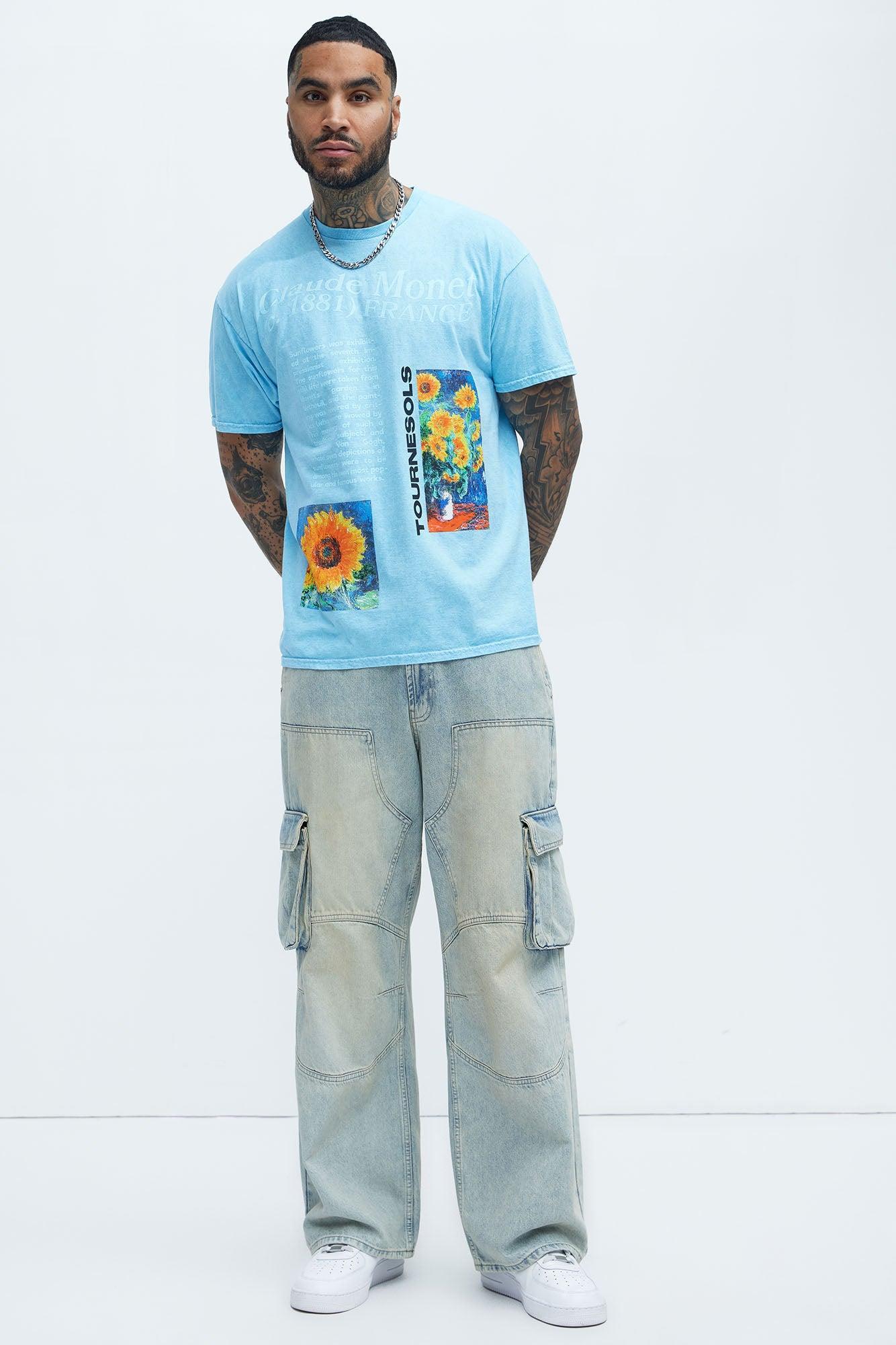 Claude Monet France Short Sleeve Tee - Teal Product Image