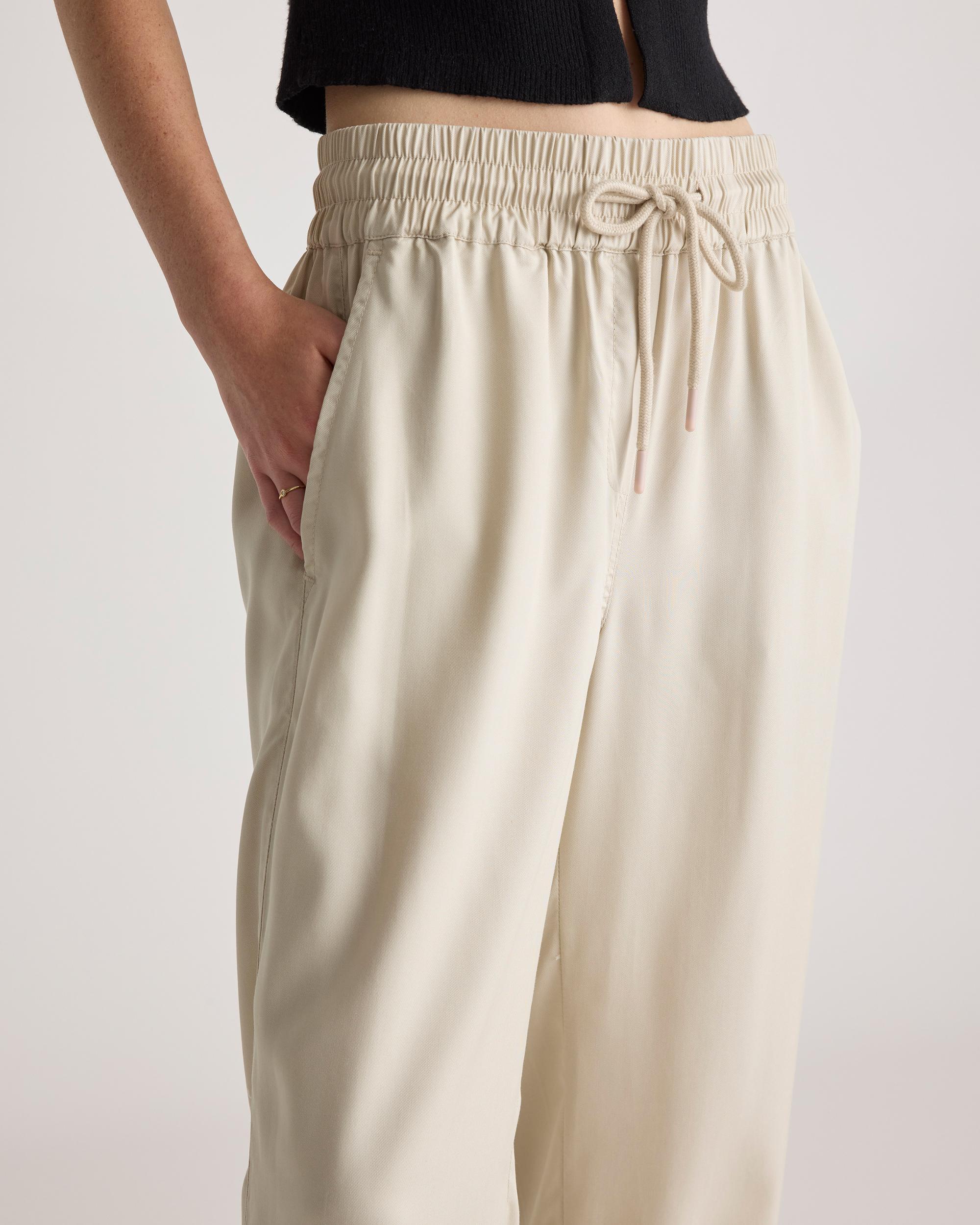 Quince | Women's Vintage Wash Tencel Wide Leg Pants Size XS Product Image
