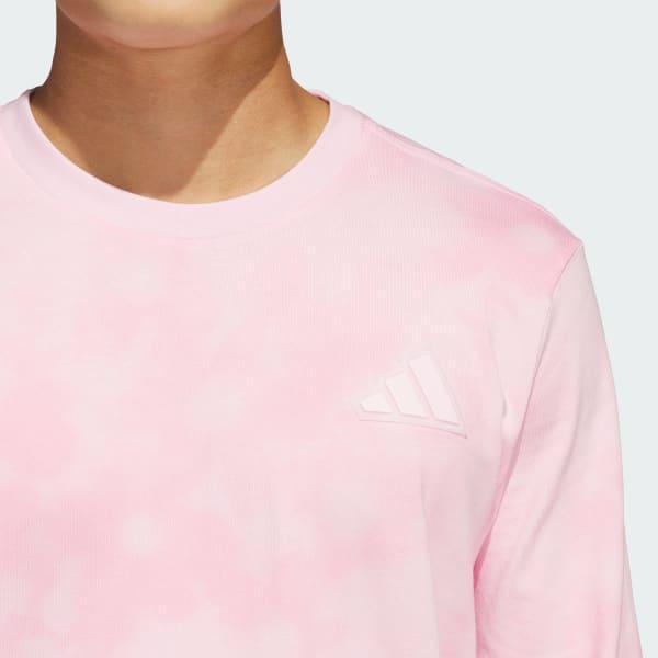 adidas Long Sleeve Tech Tee Glow Blue S Mens Product Image