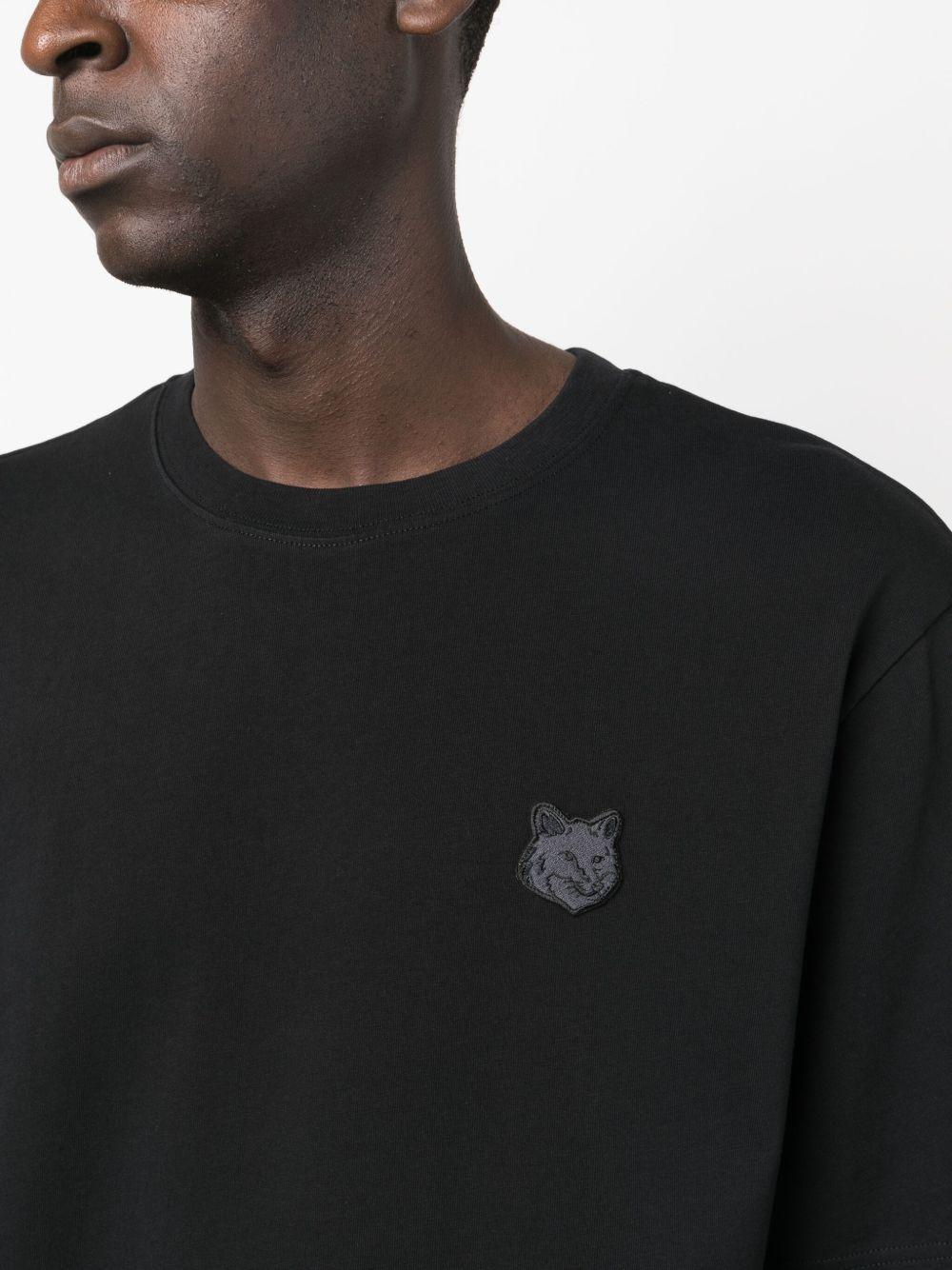 fox-patch cotton T-shirt Product Image