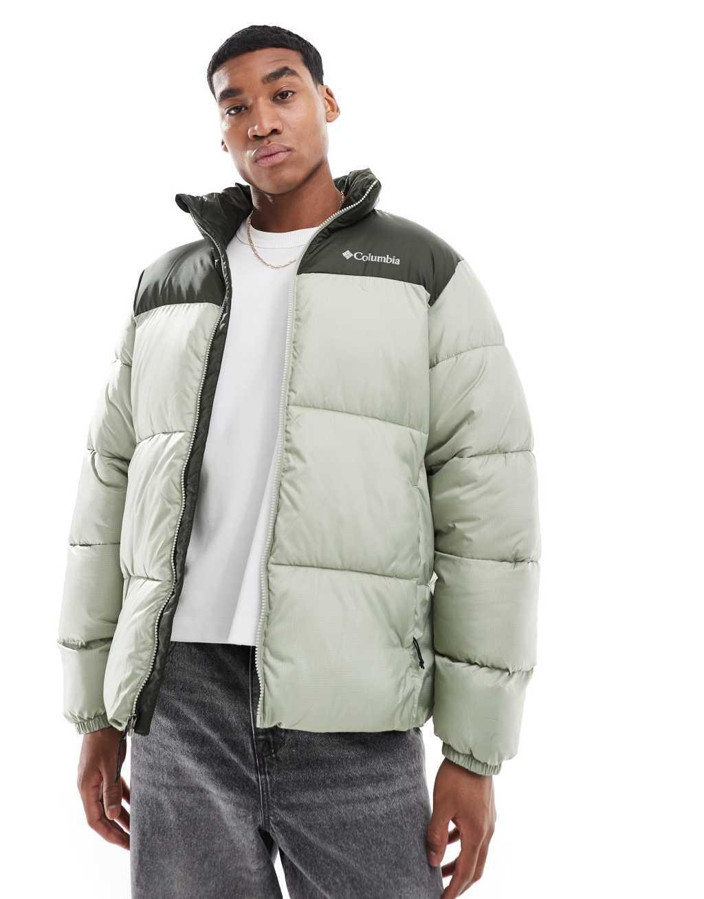 Columbia Puffect III jacket in green Product Image