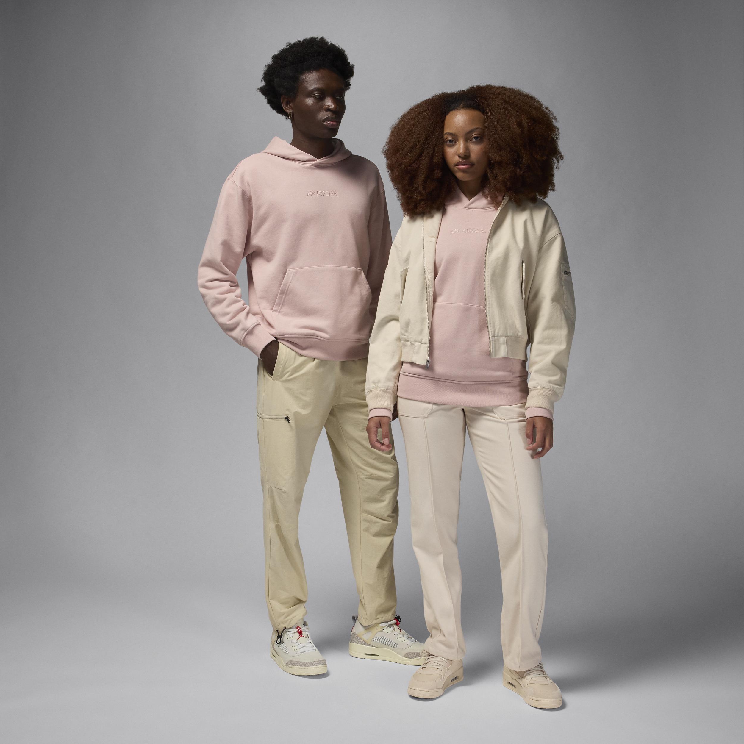 Air Jordan Wordmark Men's Fleece Pullover Hoodie Product Image